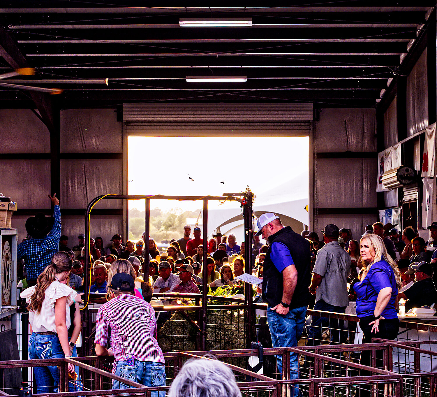 The auction barn in Quitman was brimming to capacity with bidders, supporters, and more last Friday.